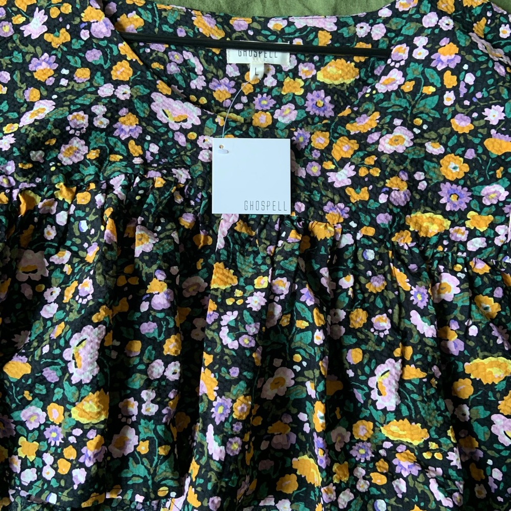 Gospell floral crop top long sleeve - Picture 4 of 8
